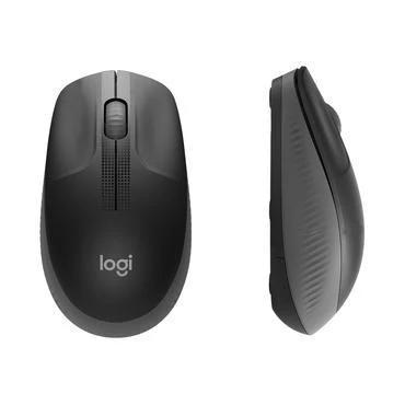 Logitech M190 Wireless Mouse - Charcoal - فأرة